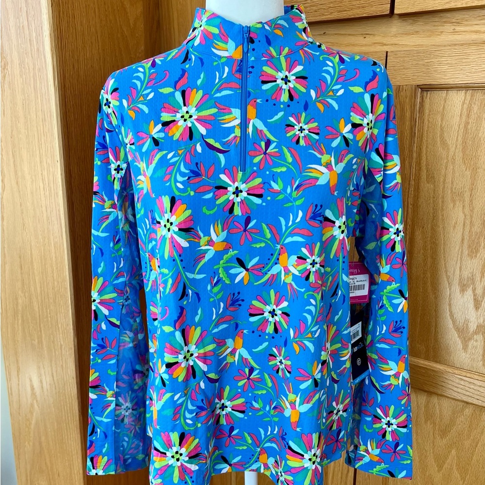 IBKUL Long Sleeve UPF 50 Top